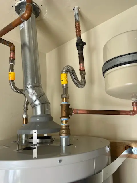 Water heater installation and plumbing repair in West